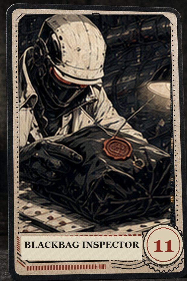 Blackbag Inspector VaultGrail card art