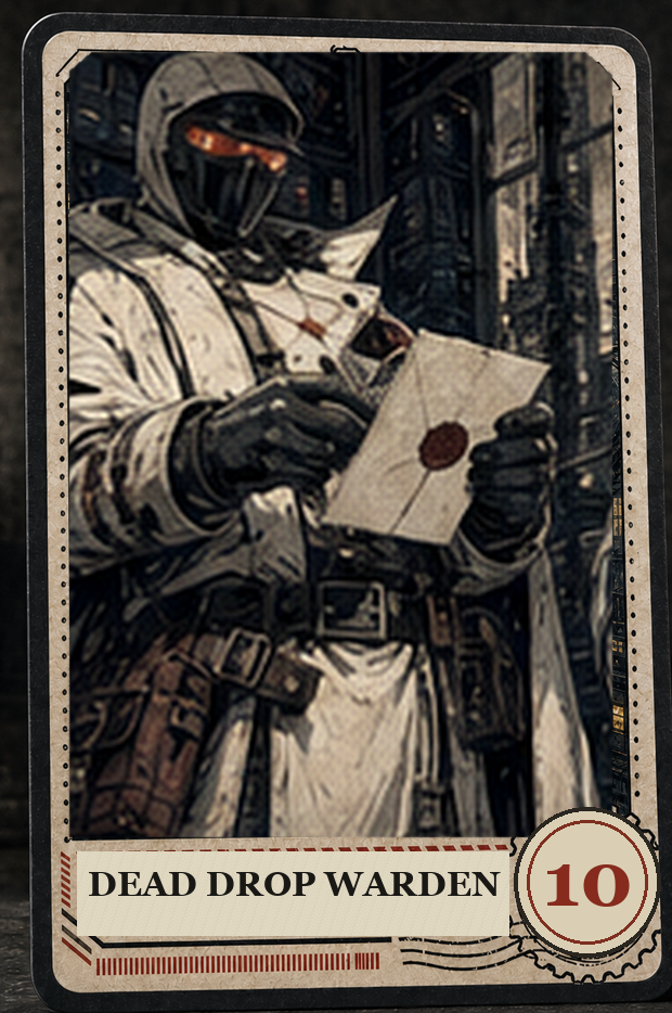 Dead Drop Warden VaultGrail card art