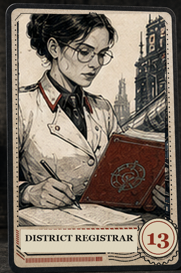 District Registrar VaultGrail card art