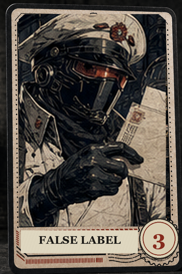 False Label VaultGrail card art