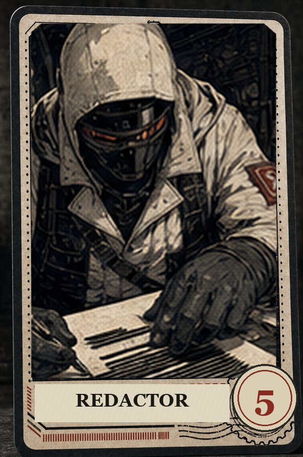 Redactor VaultGrail card art
