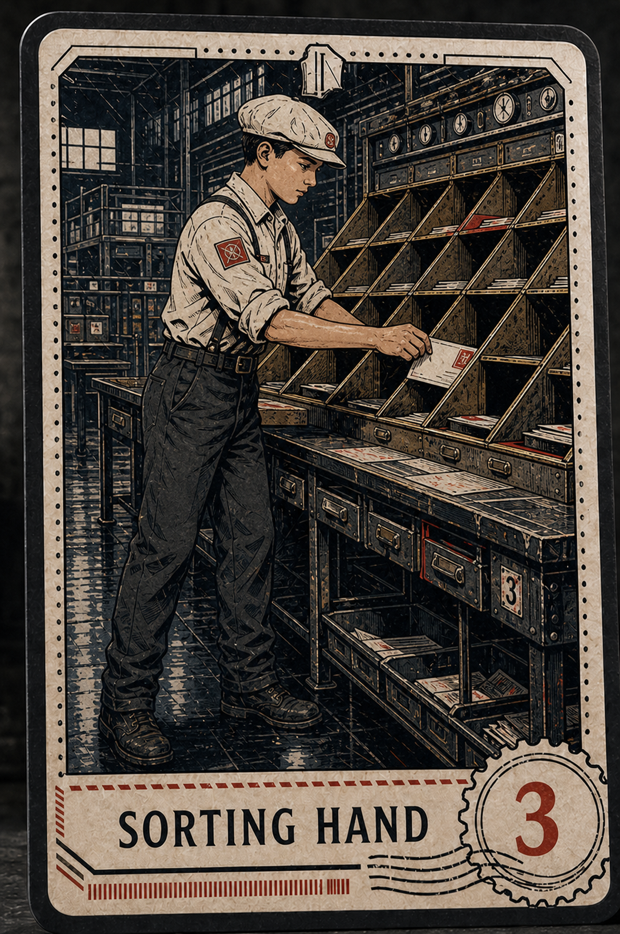 Sorting Hand VaultGrail card art