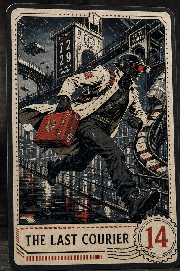 The Last Courier VaultGrail card art