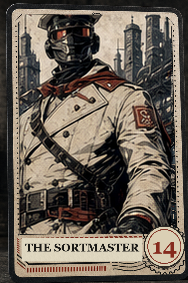The Sortmaster VaultGrail card art