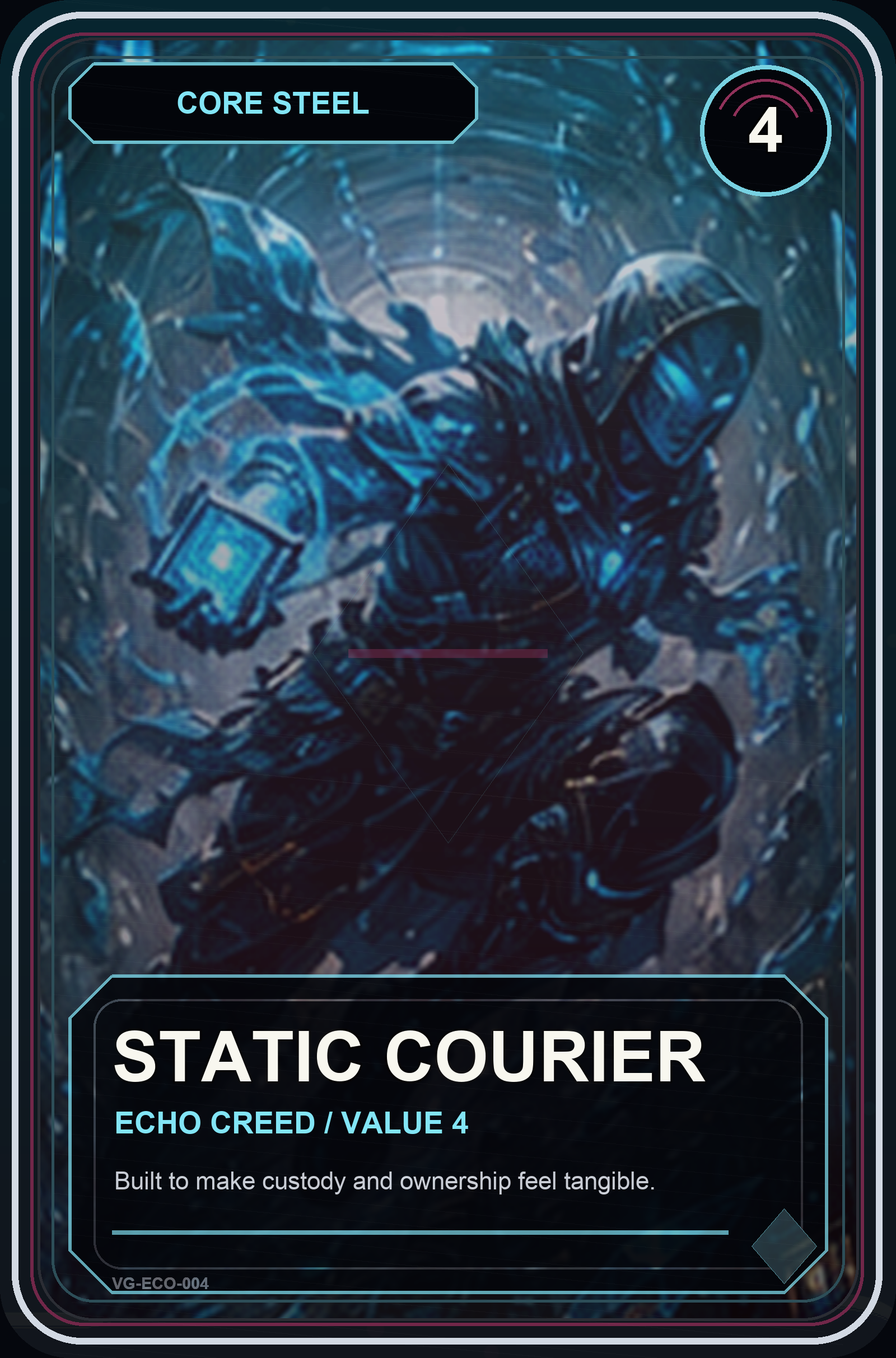 Static Courier VaultGrail card art