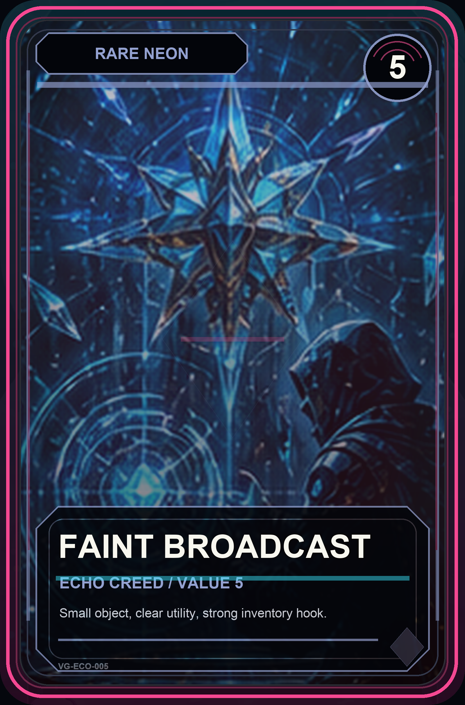 Faint Broadcast VaultGrail card art