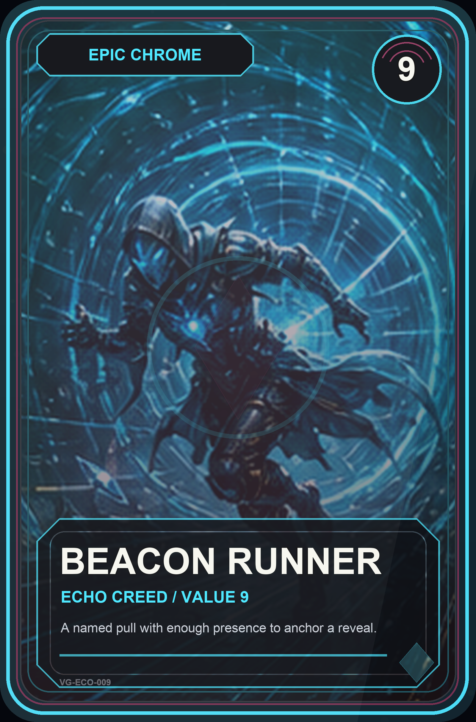 Beacon Runner VaultGrail card art