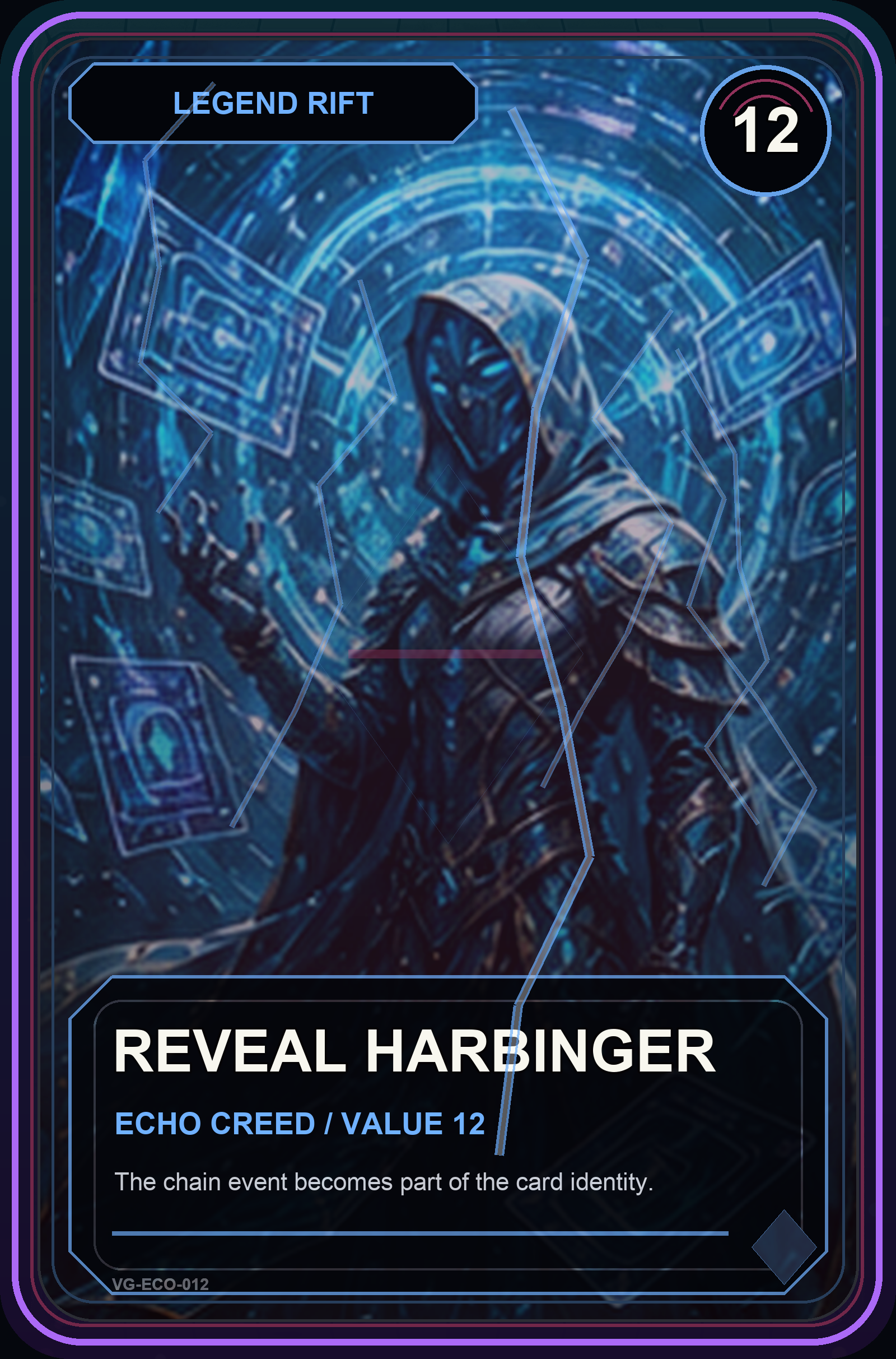 Reveal Harbinger VaultGrail card art