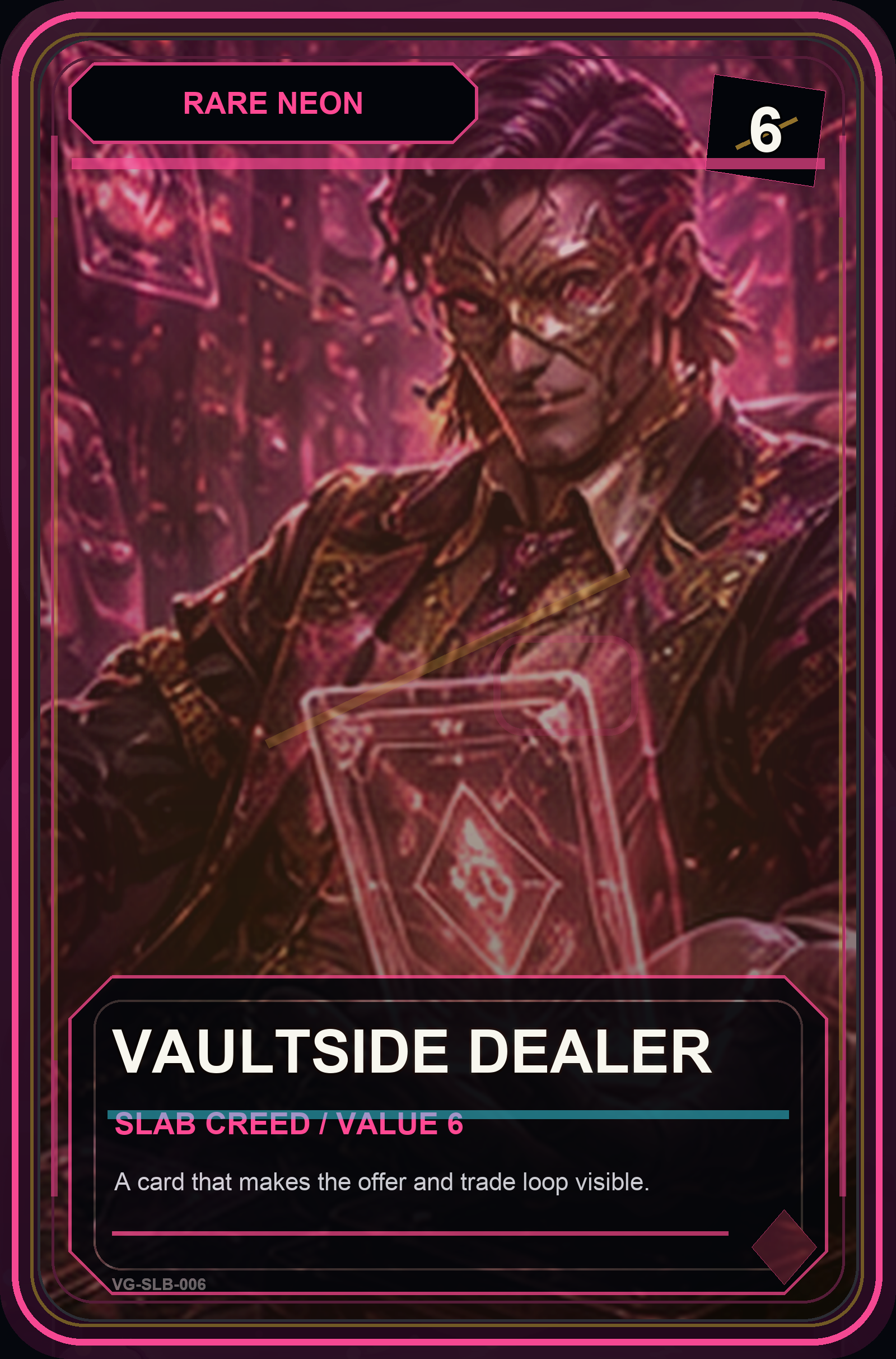 Vaultside Dealer VaultGrail card art