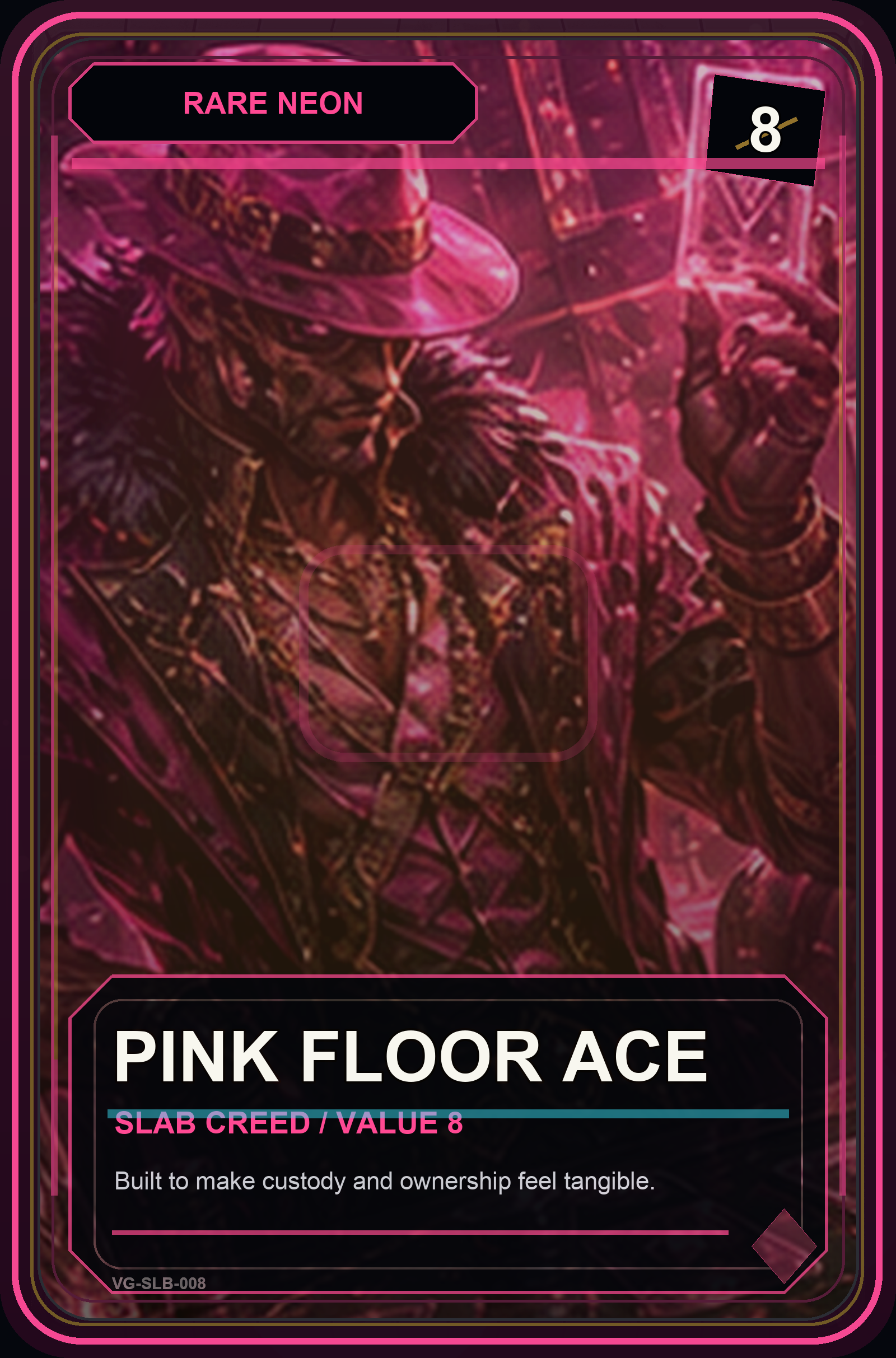 Pink Floor Ace VaultGrail card art
