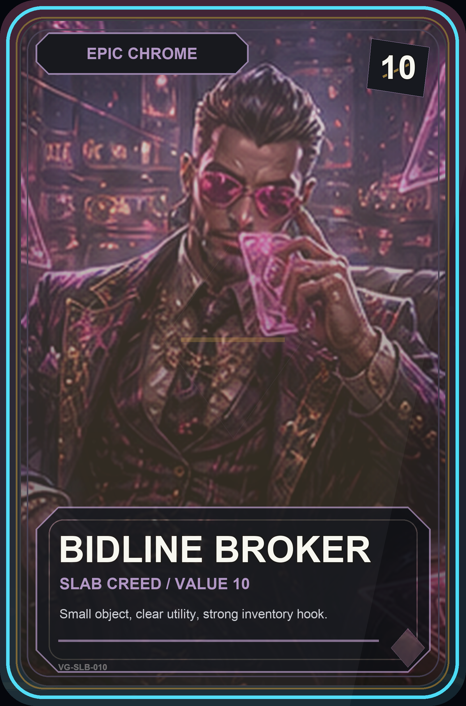 Bidline Broker VaultGrail card art