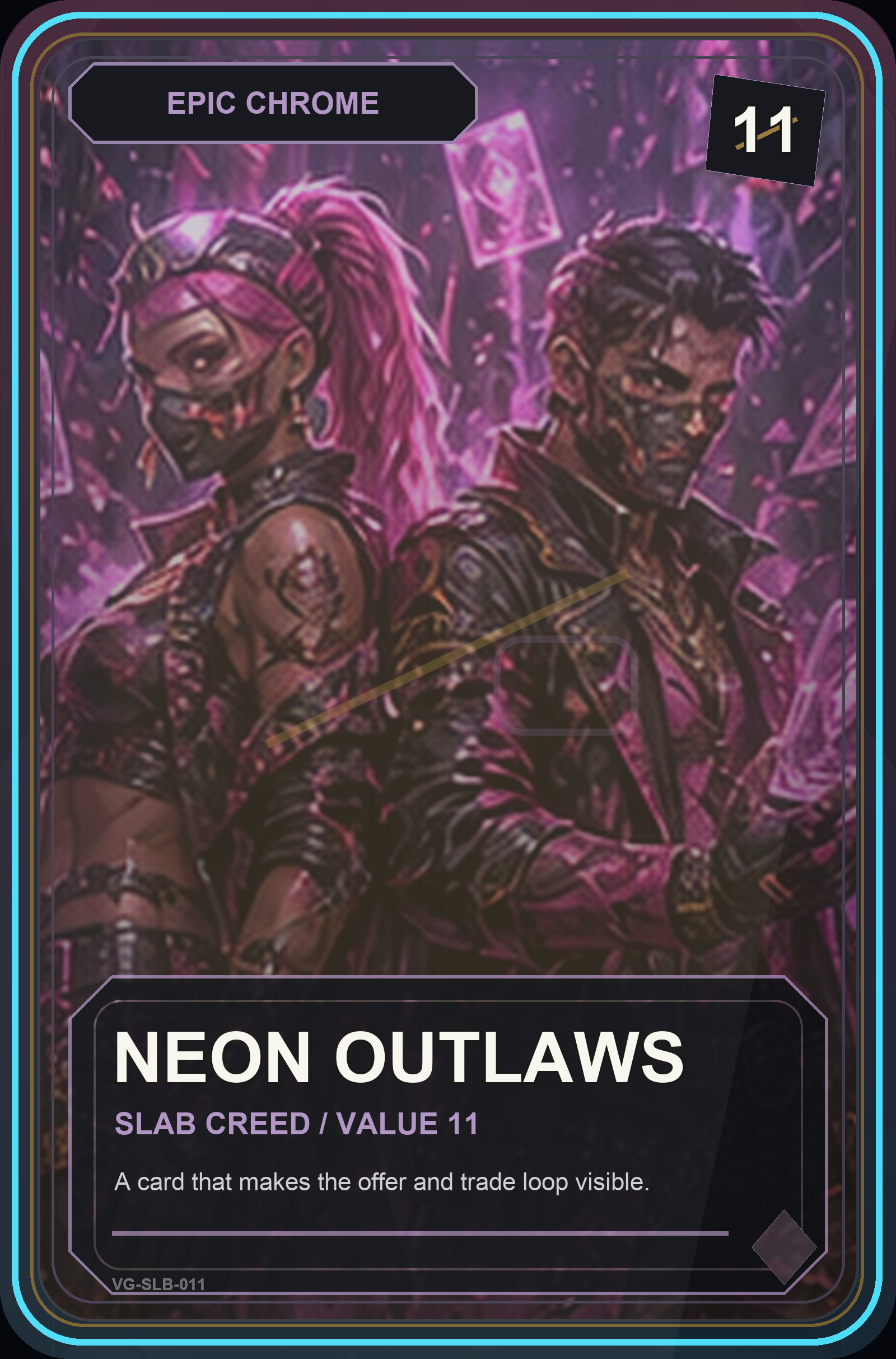 Neon Outlaws VaultGrail card art