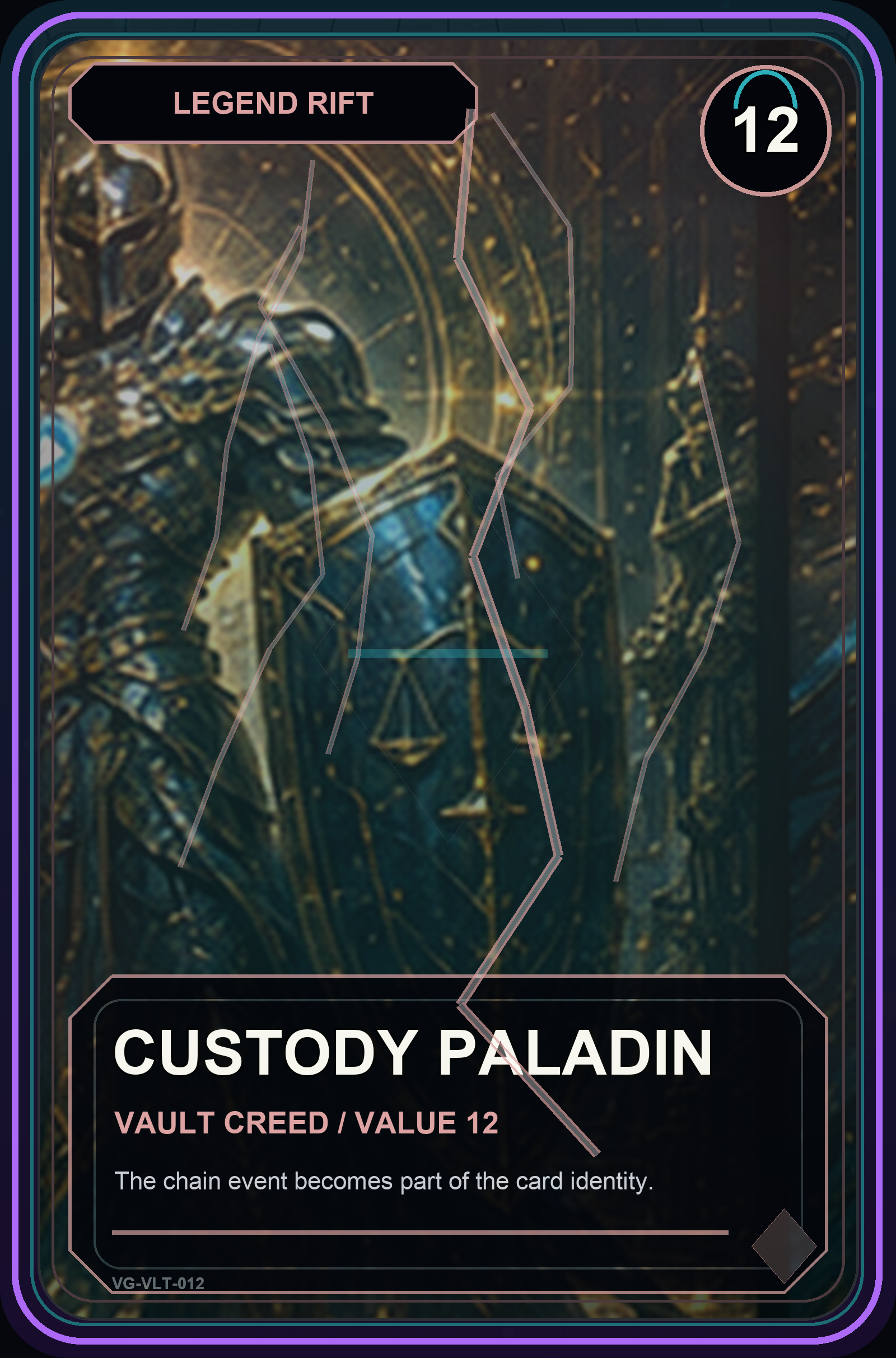 Custody Paladin VaultGrail card art