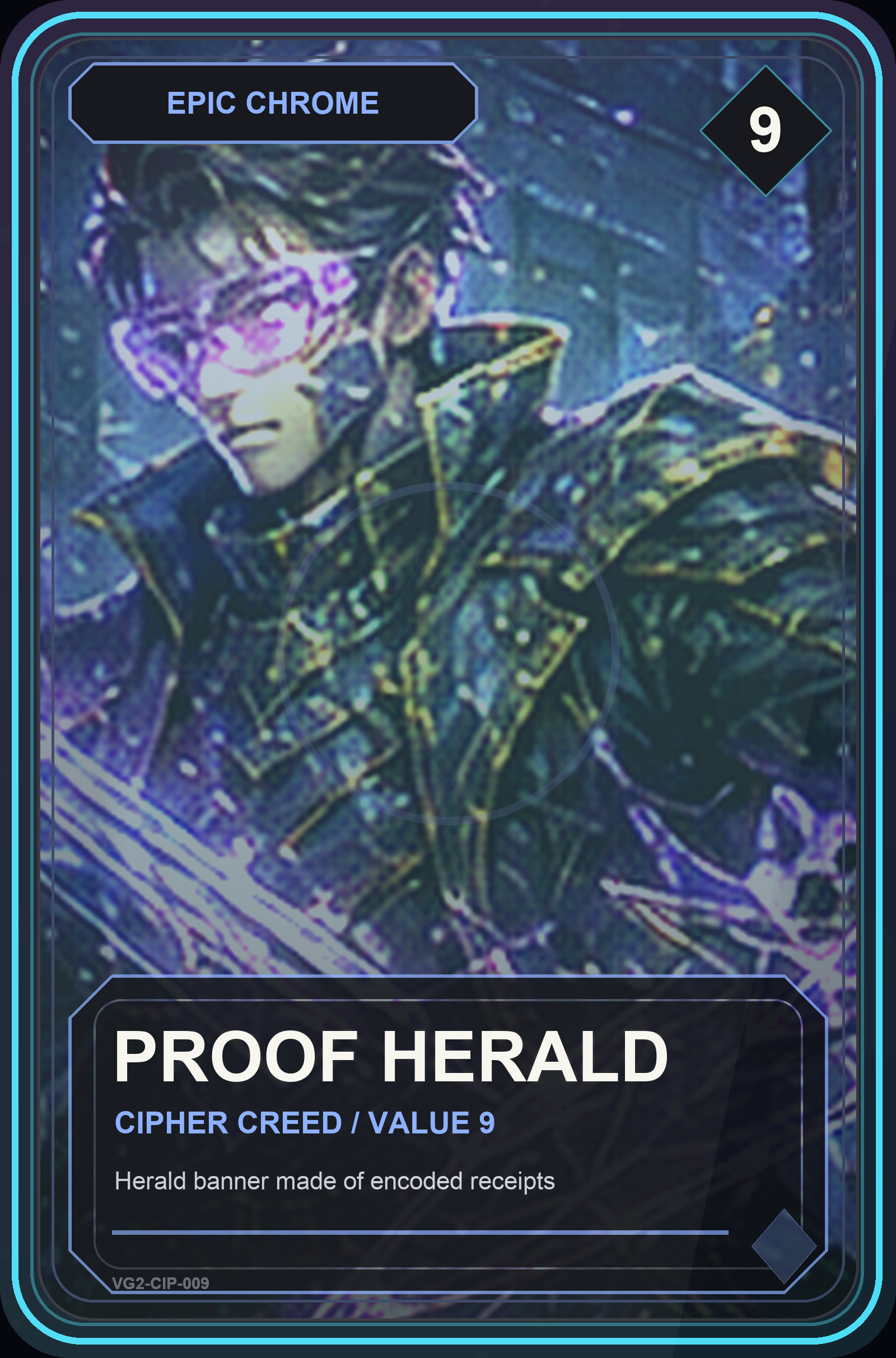 Proof Herald VaultGrail card art