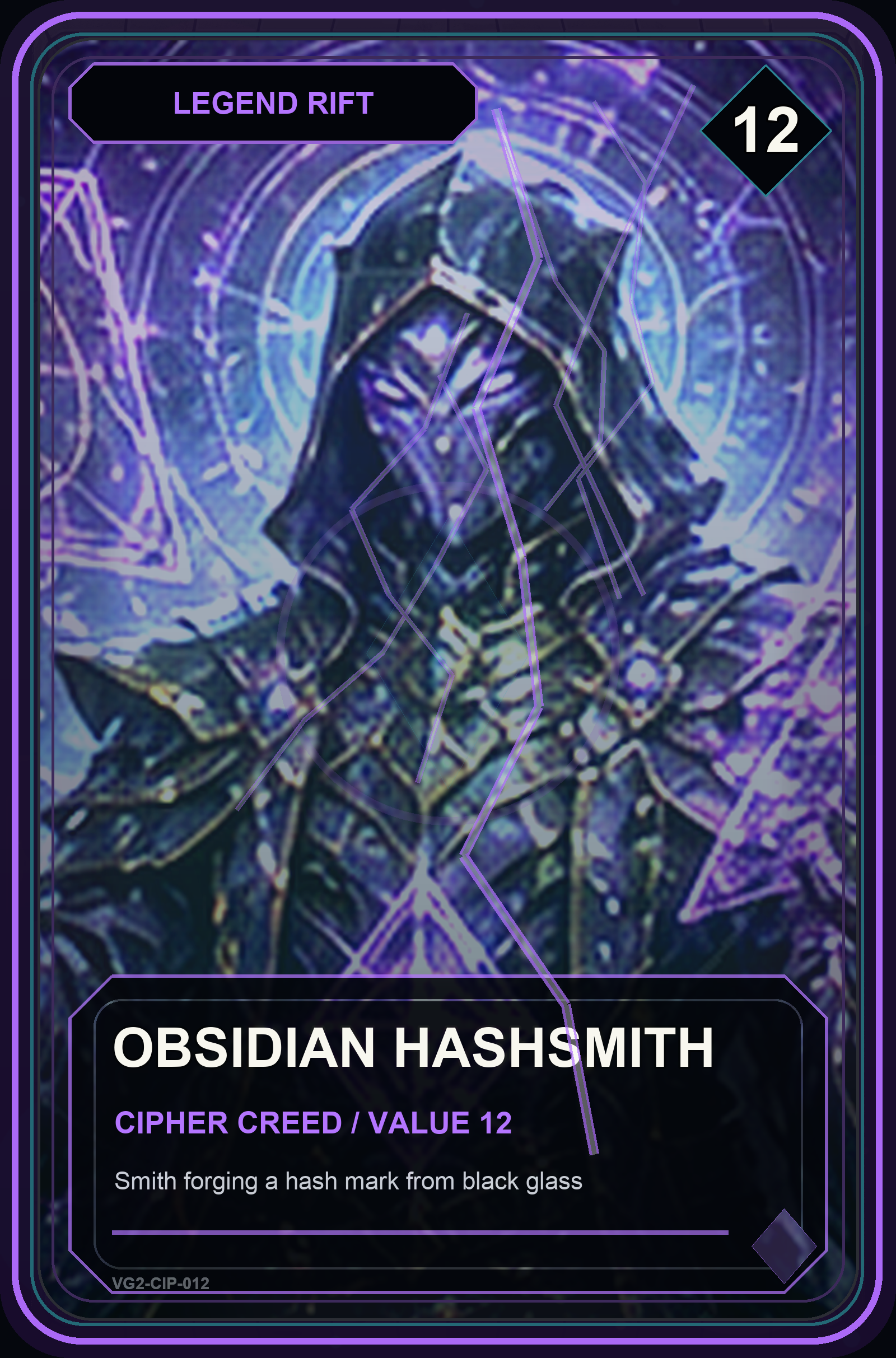 Obsidian Hashsmith VaultGrail card art
