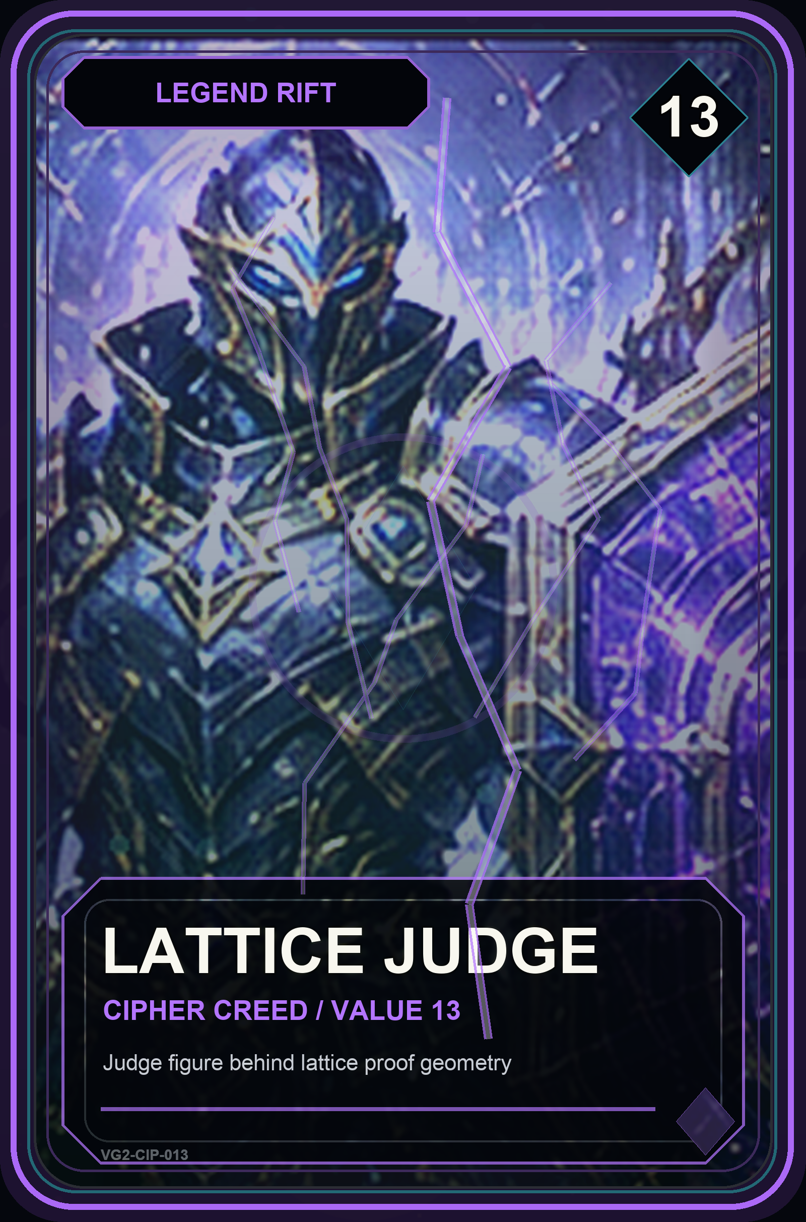 Lattice Judge VaultGrail card art