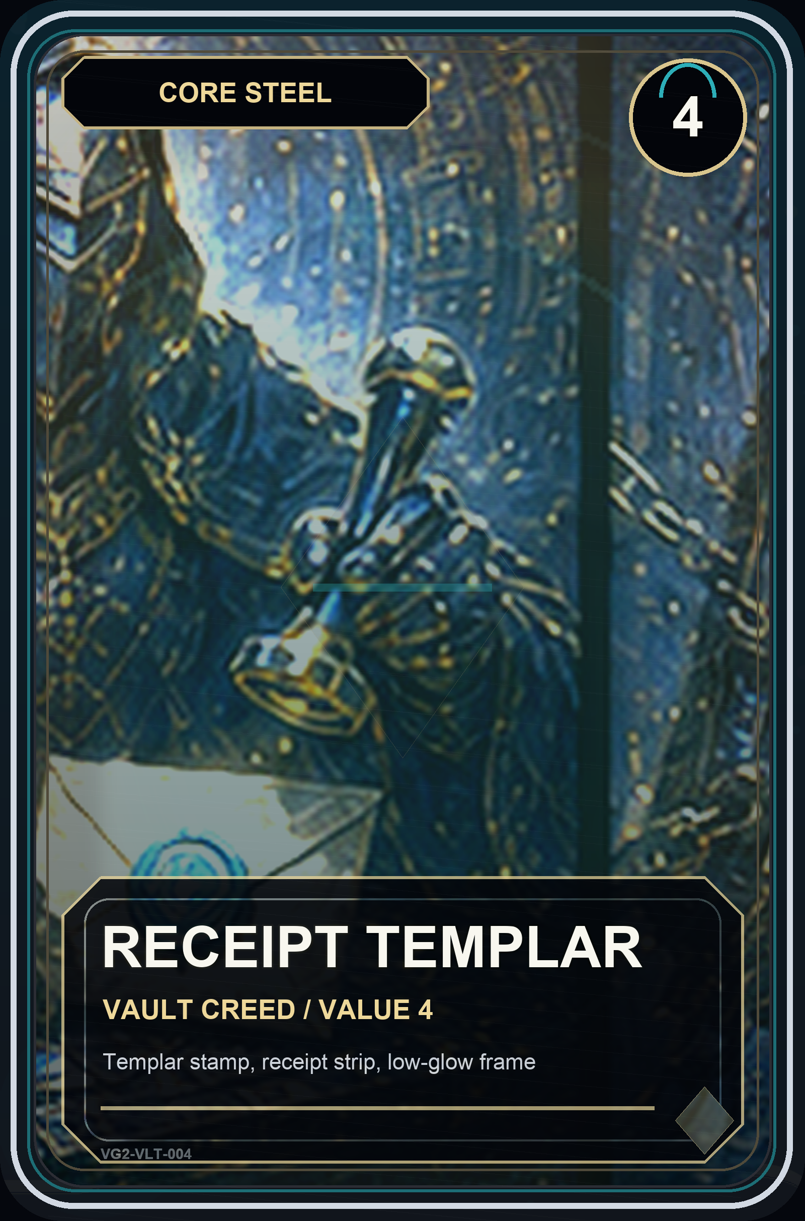 Receipt Templar VaultGrail card art