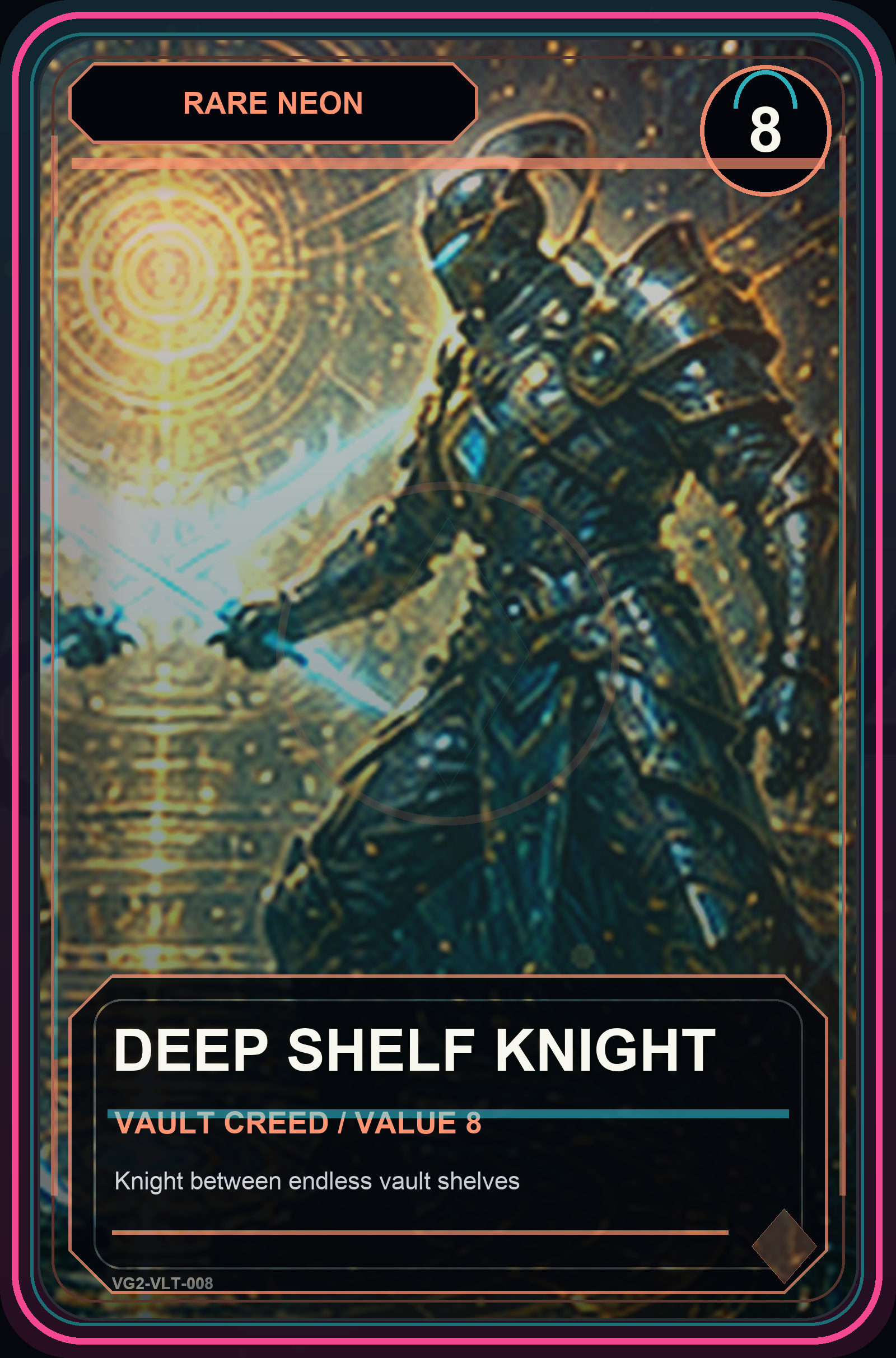 Deep Shelf Knight VaultGrail card art