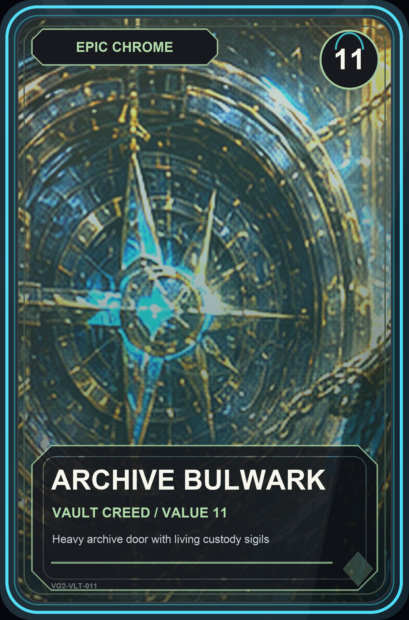 Archive Bulwark VaultGrail card art