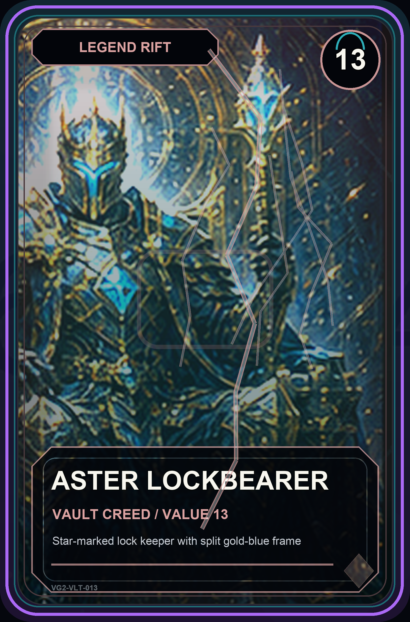 Aster Lockbearer VaultGrail card art