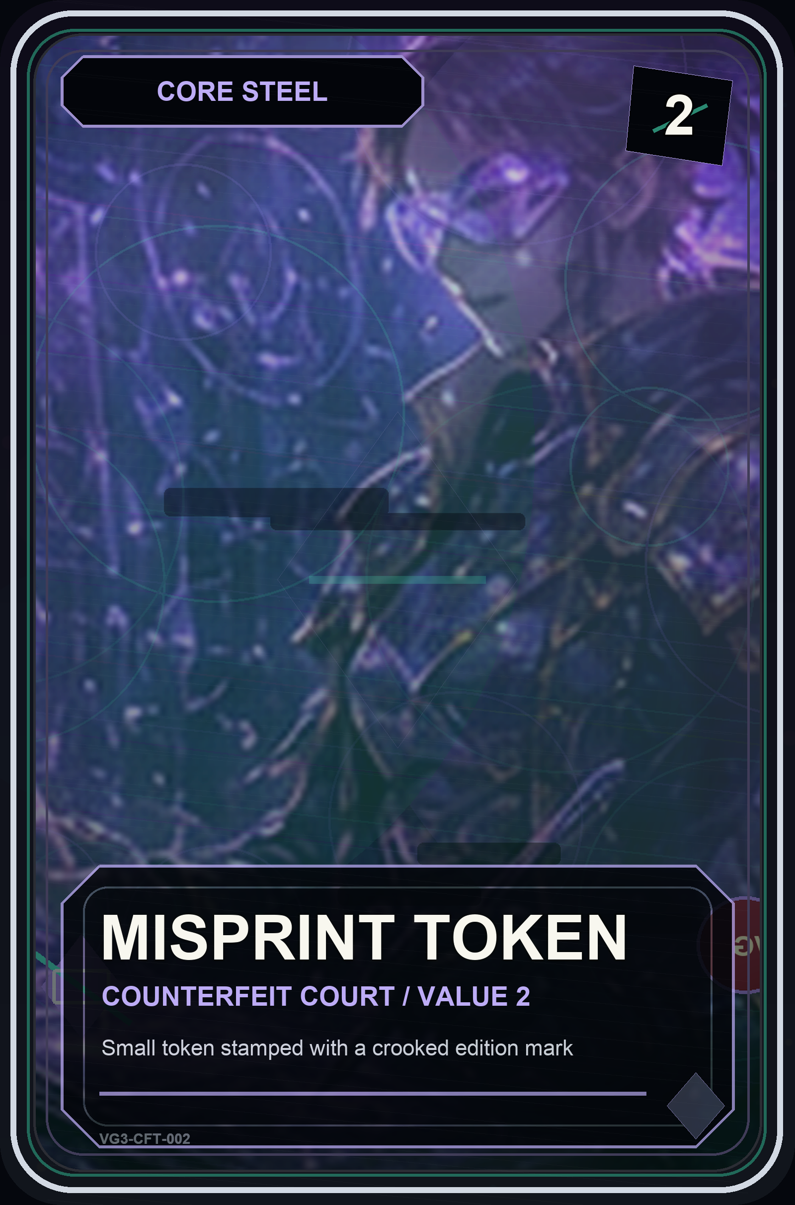 Misprint Token VaultGrail card art