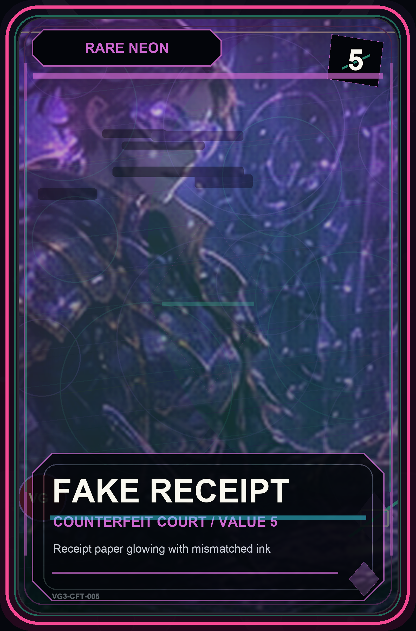 Fake Receipt VaultGrail card art