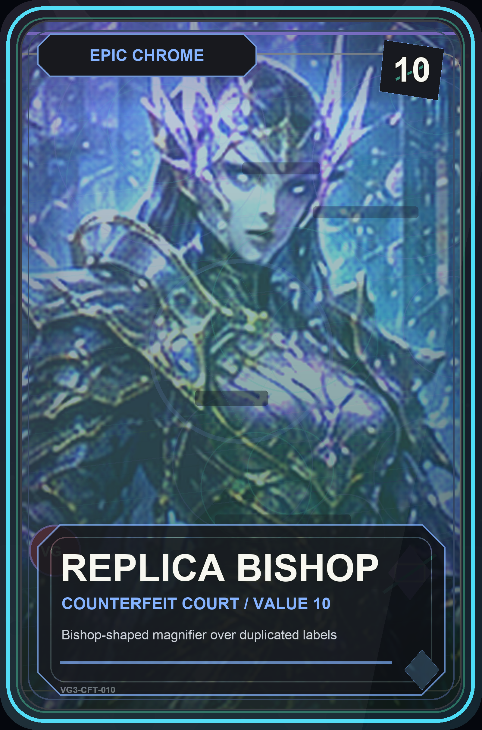 Replica Bishop VaultGrail card art