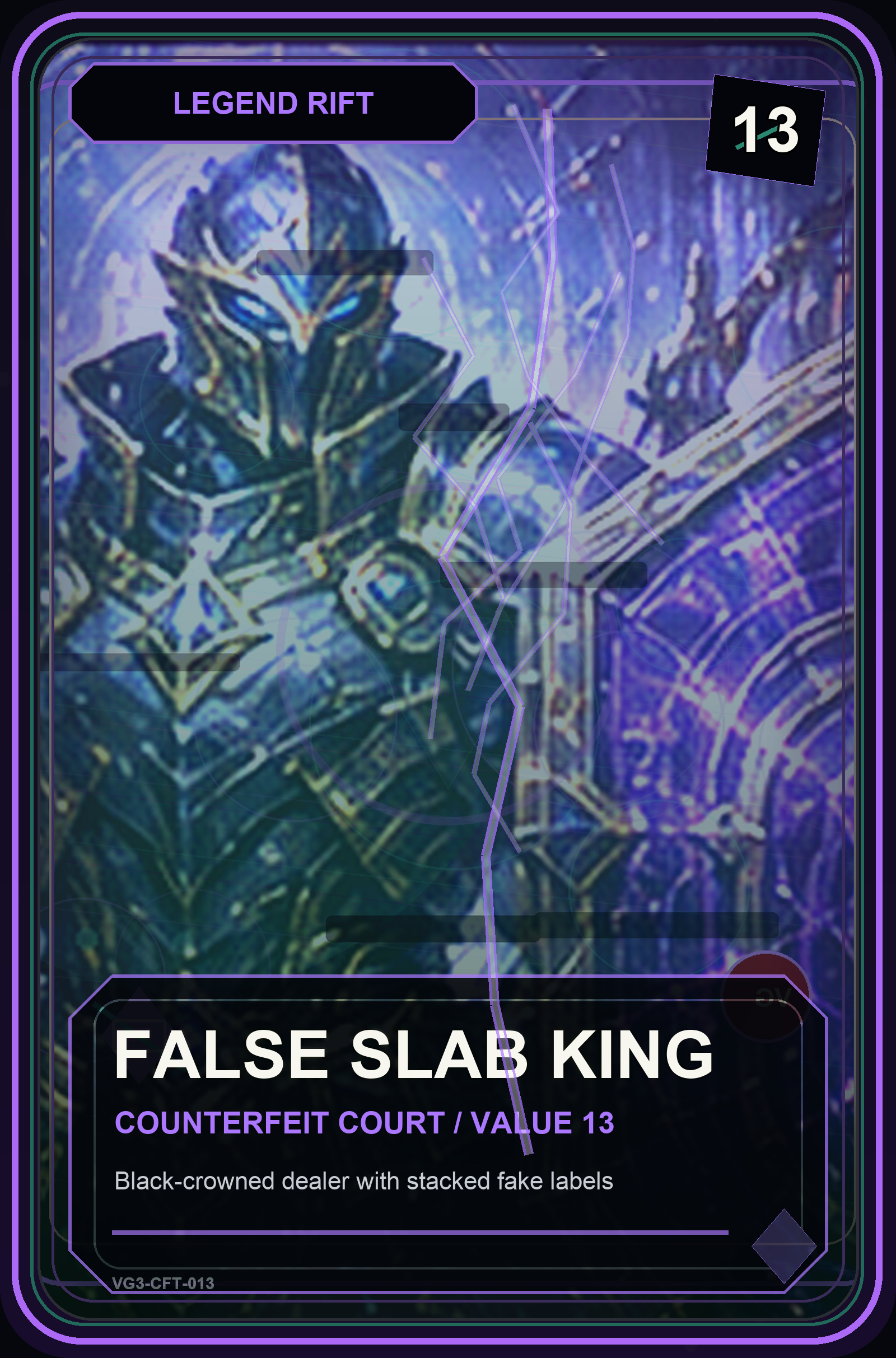 False Slab King VaultGrail card art