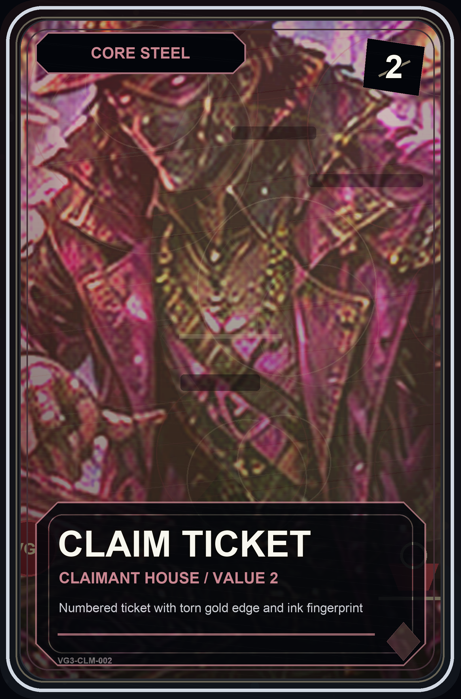 Claim Ticket VaultGrail card art