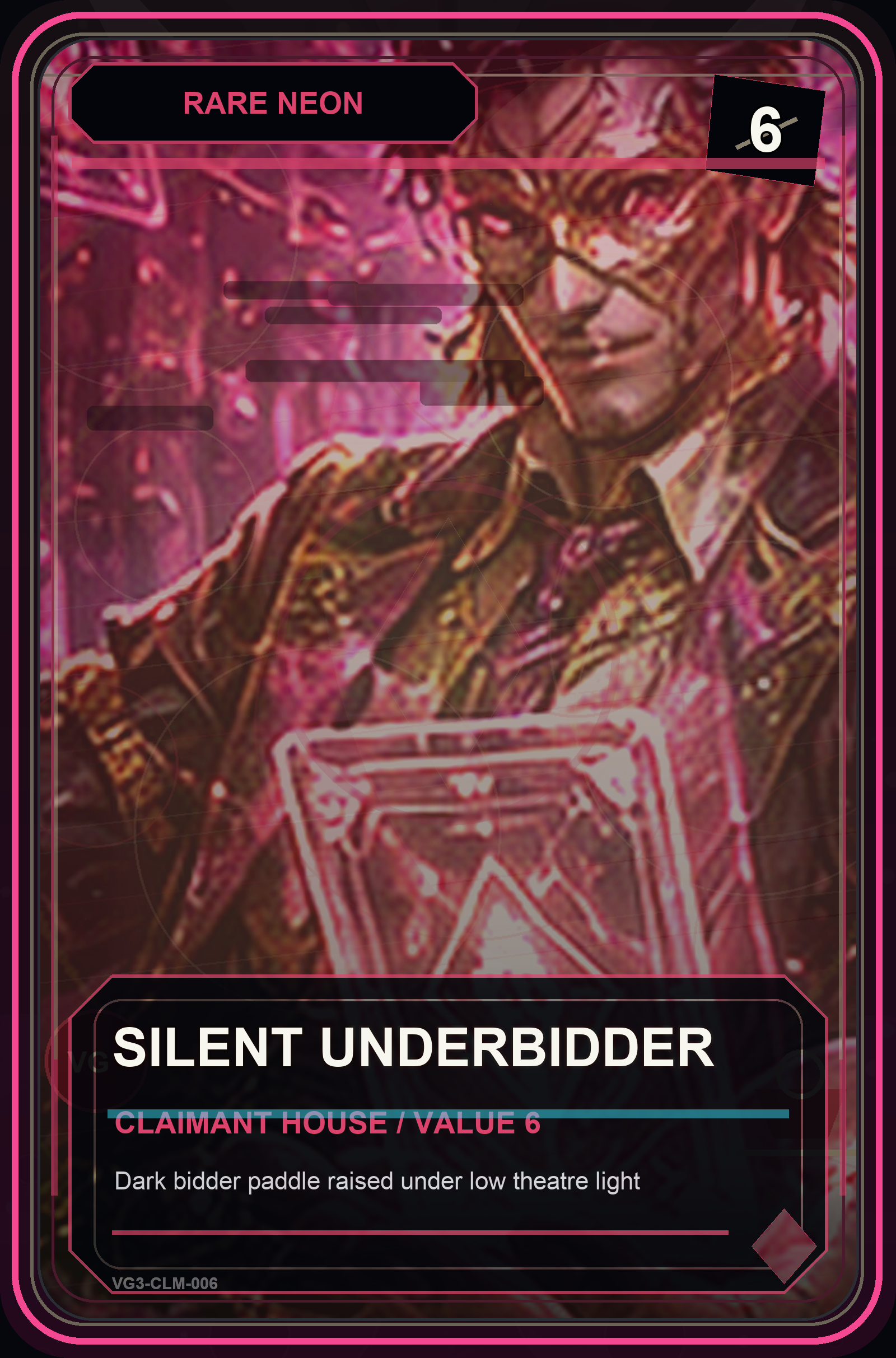 Silent Underbidder VaultGrail card art