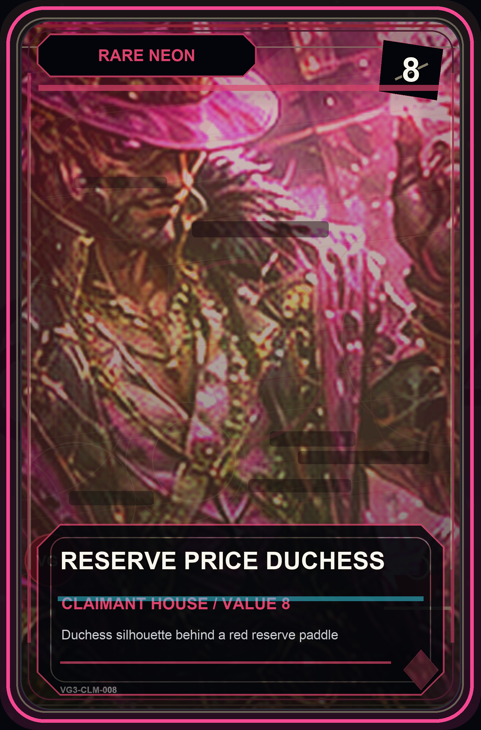 Reserve Price Duchess VaultGrail card art
