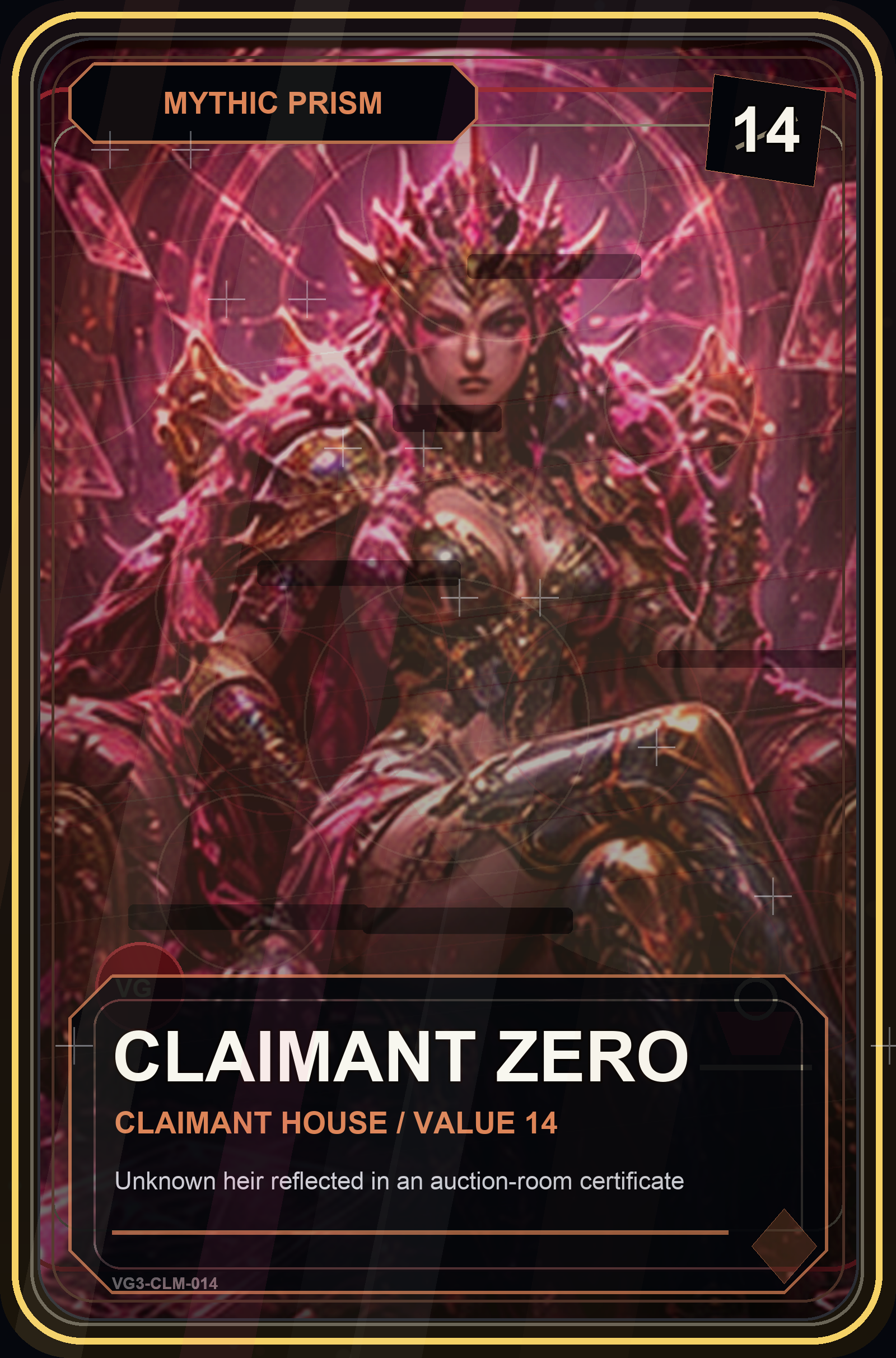 Claimant Zero VaultGrail card art