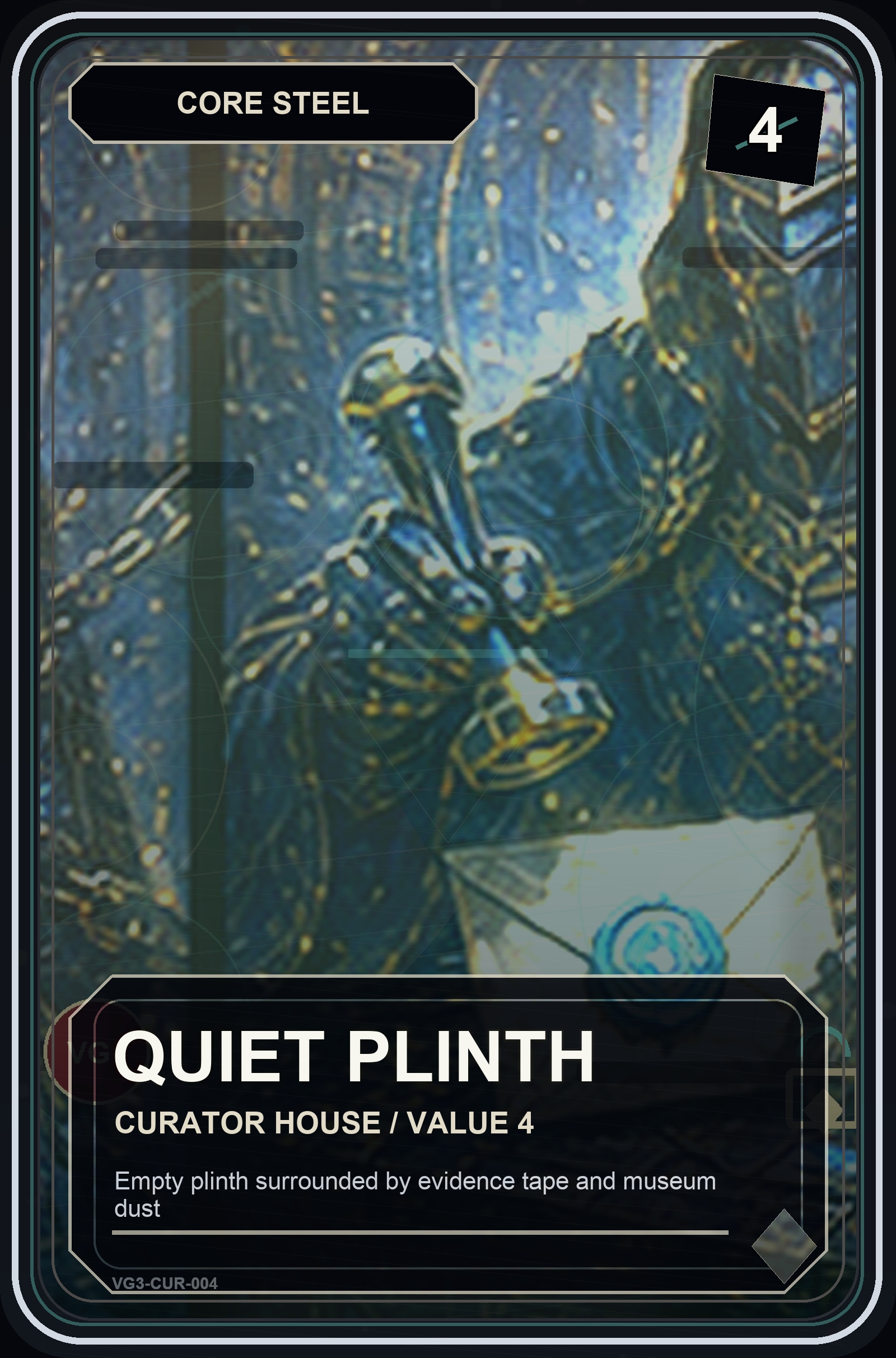 Quiet Plinth VaultGrail card art