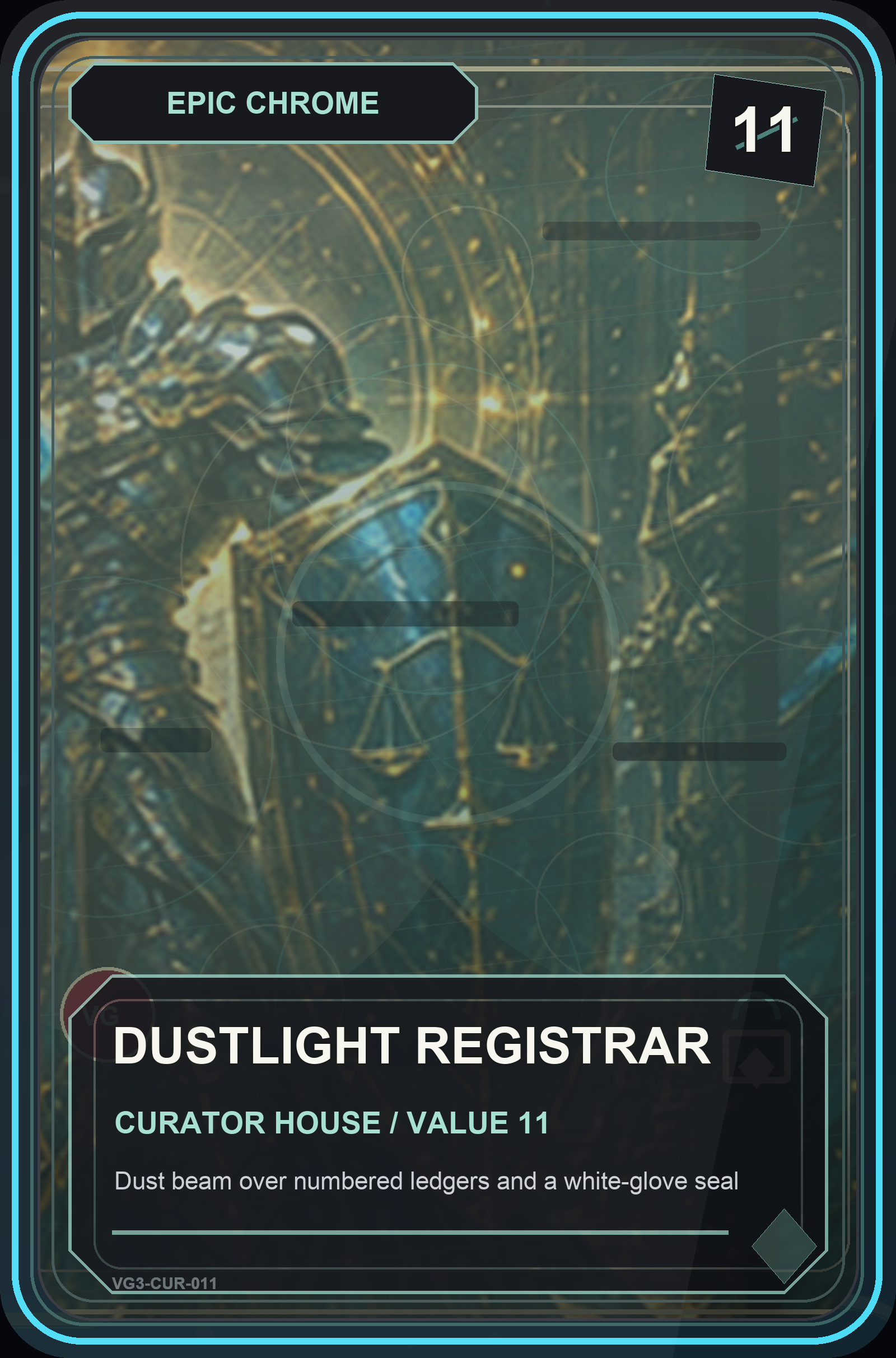 Dustlight Registrar VaultGrail card art
