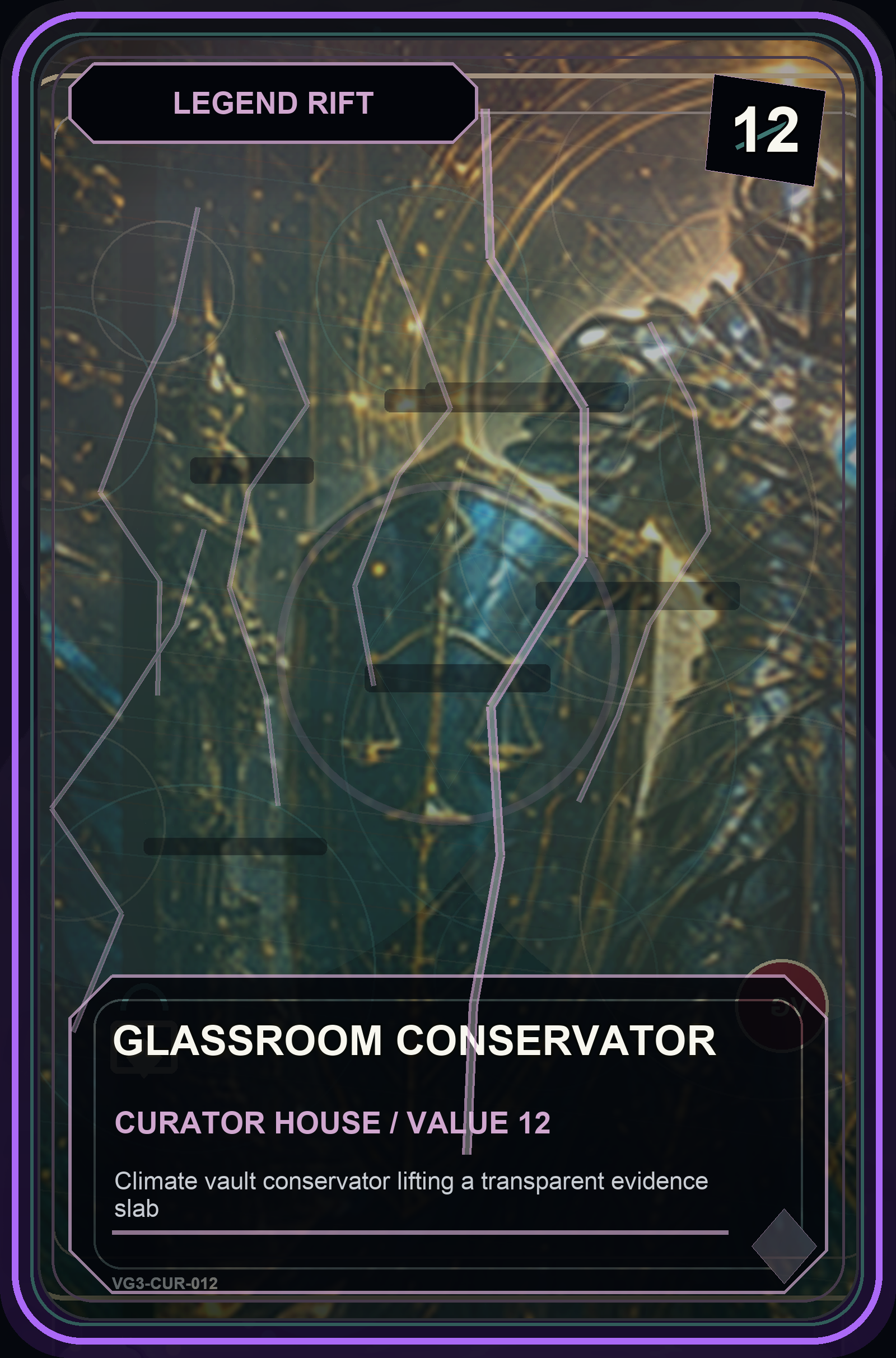 Glassroom Conservator VaultGrail card art