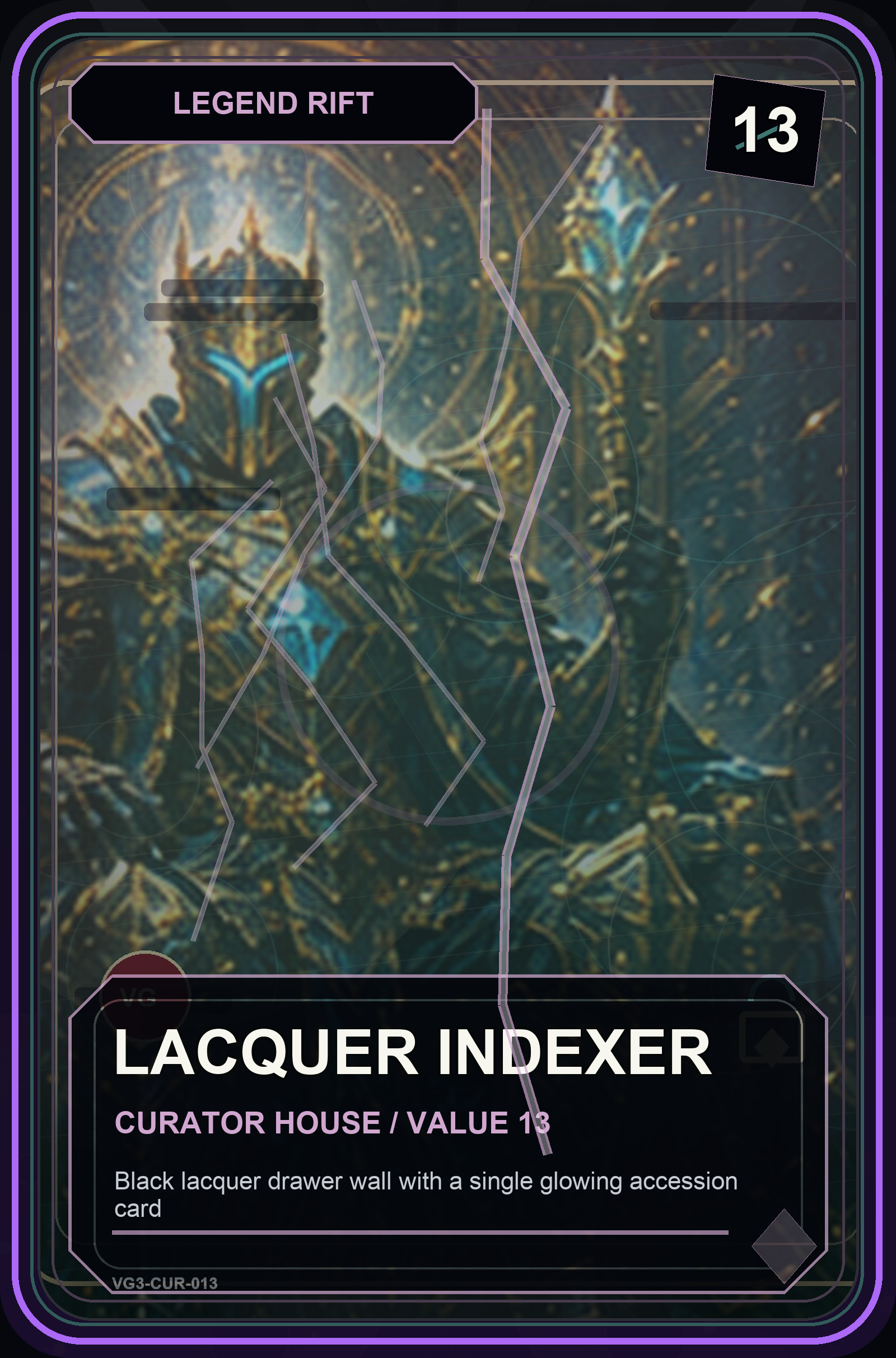 Lacquer Indexer VaultGrail card art