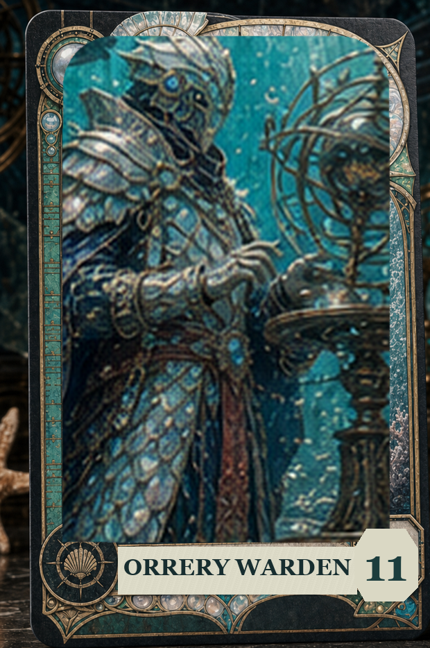 Orrery Warden VaultGrail card art