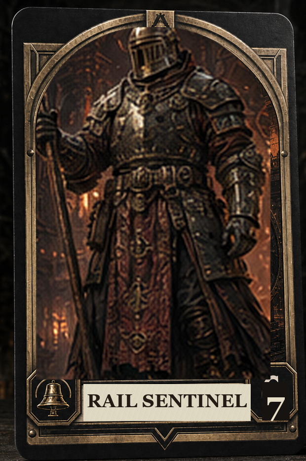 Rail Sentinel VaultGrail card art