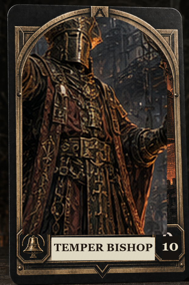 Temper Bishop VaultGrail card art
