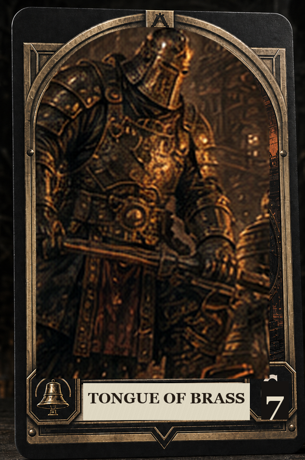 Tongue of Brass VaultGrail card art